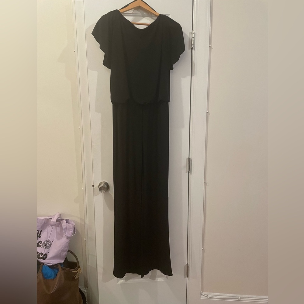 Laundry by Shelli Segal Black Jumpsuit
